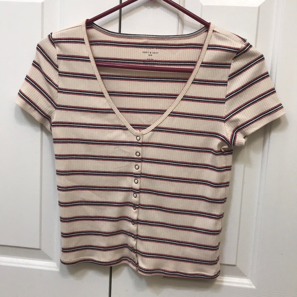 AE Soft & Sexy Ribbed Crop Top